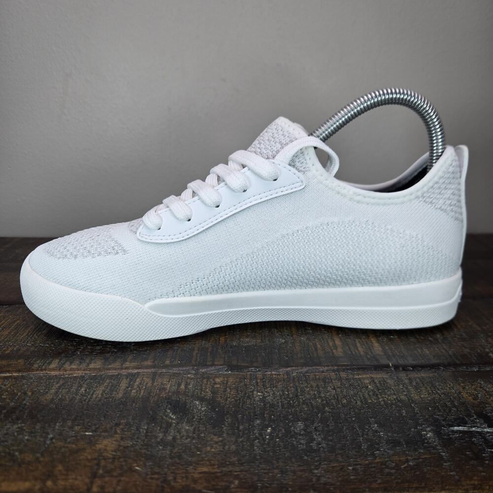 Vessi Women's White Knit Sneakers - Picture 6 of 12